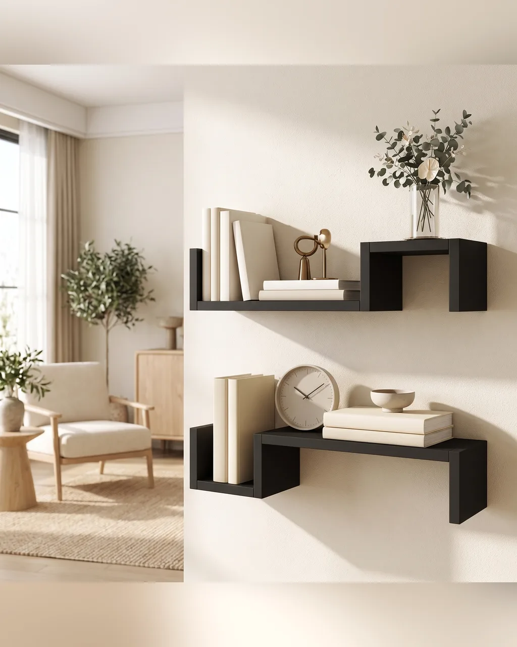 2pc Floating Wall Shelves, product image 1 of 9