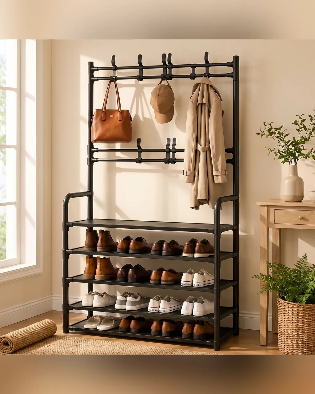 4-in-1 Folding Entryway Organizer, product image 1 of 7