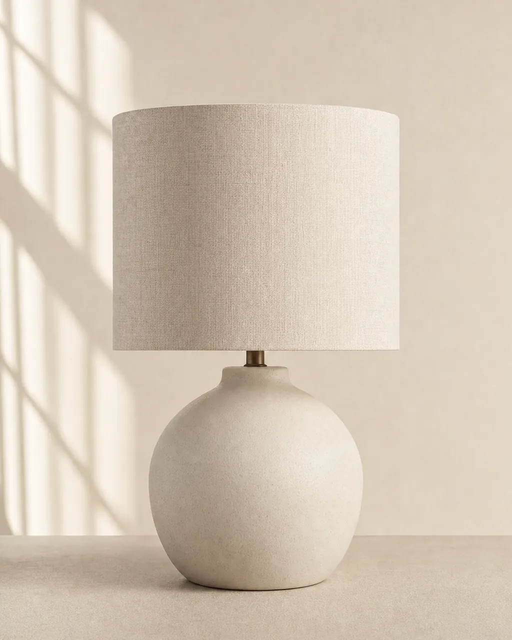 Crestmont Bedside Table Lamp, product concept image on a warm neutral background