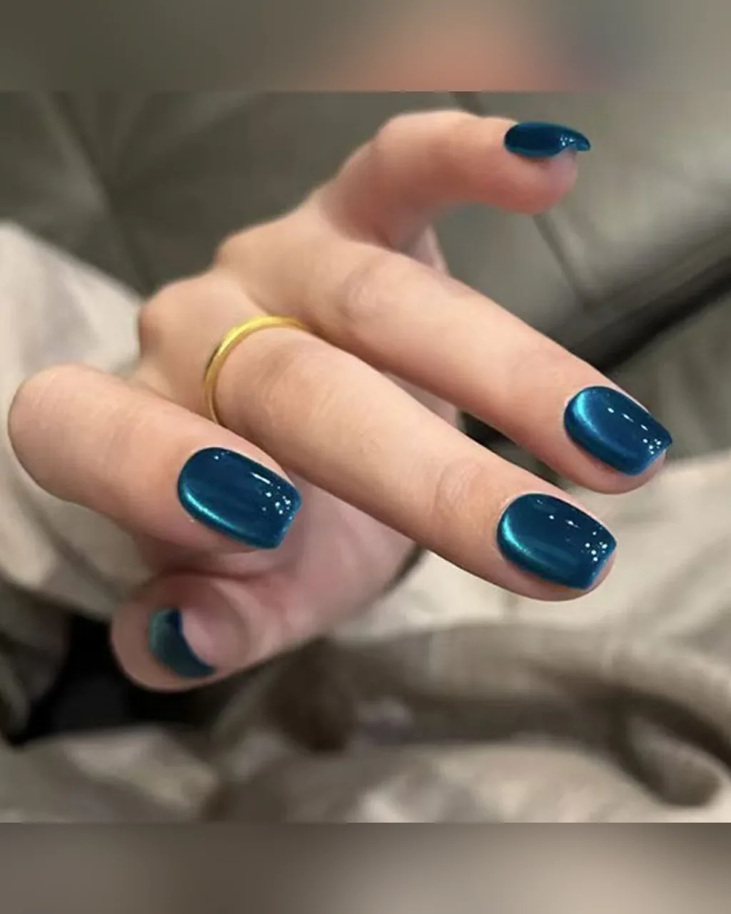 Blue Cat-Eye Press-On Nails, product image 1 of 5