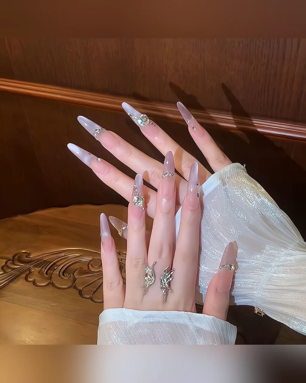 Decorative Stiletto Press-On Nail Extensions, product image 1 of 4