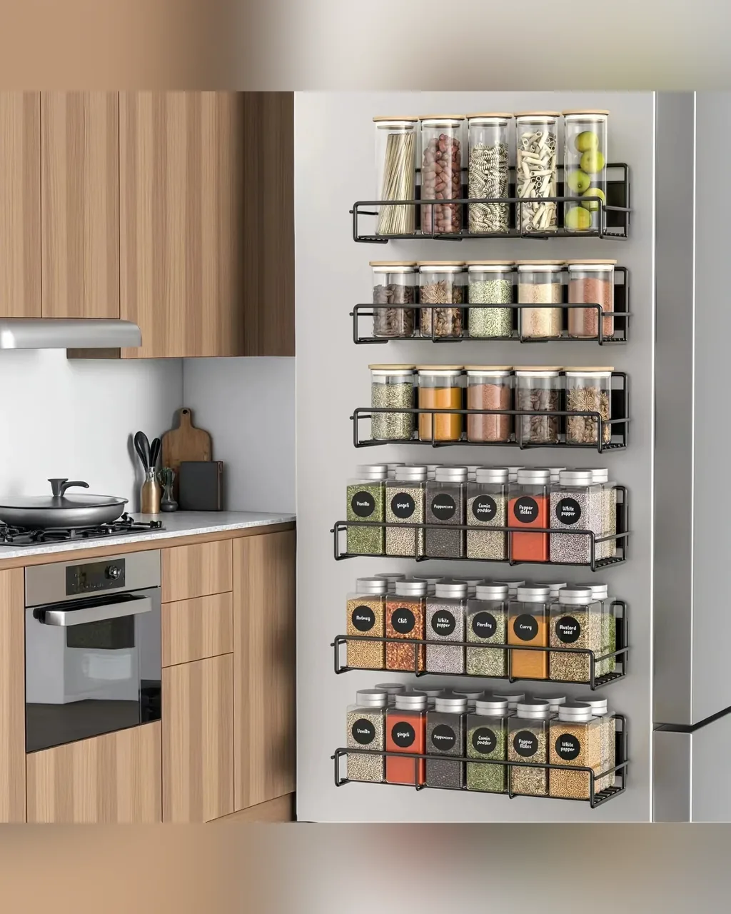 Magnetic Fridge Spice Rack, product image 1 of 9