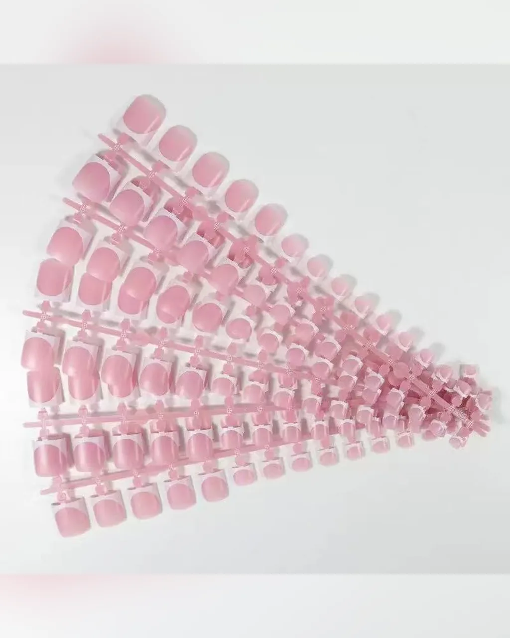 Pink French Toe Press-On Nails, product image 1 of 4